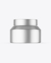 Matte Metallic Cosmetic Jar Mockup