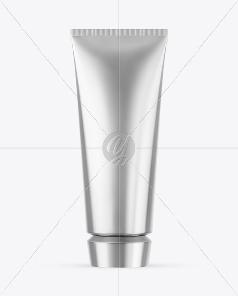 Metallic Cosmetic Tube Mockup