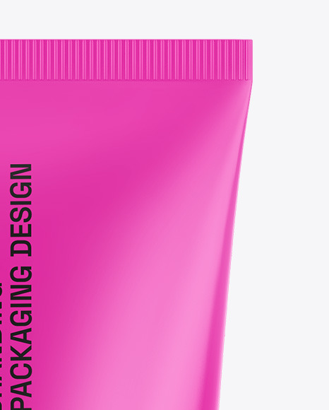 Glossy Cosmetic Tube Mockup