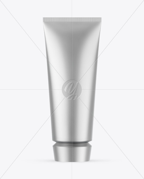 Matte Metallic Cosmetic Tube Mockup