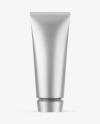 Matte Metallic Cosmetic Tube Mockup