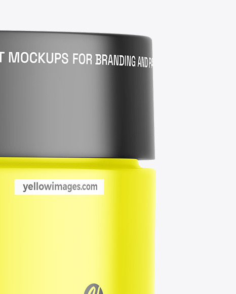 Glossy Cosmetic Jar Mockup