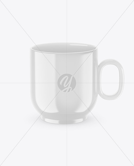 Glossy Coffee Cup Mockup