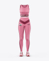 Women's Fitness Kit Mockup - Front View