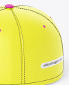 Snapback Cap w/ Sticker Mockup