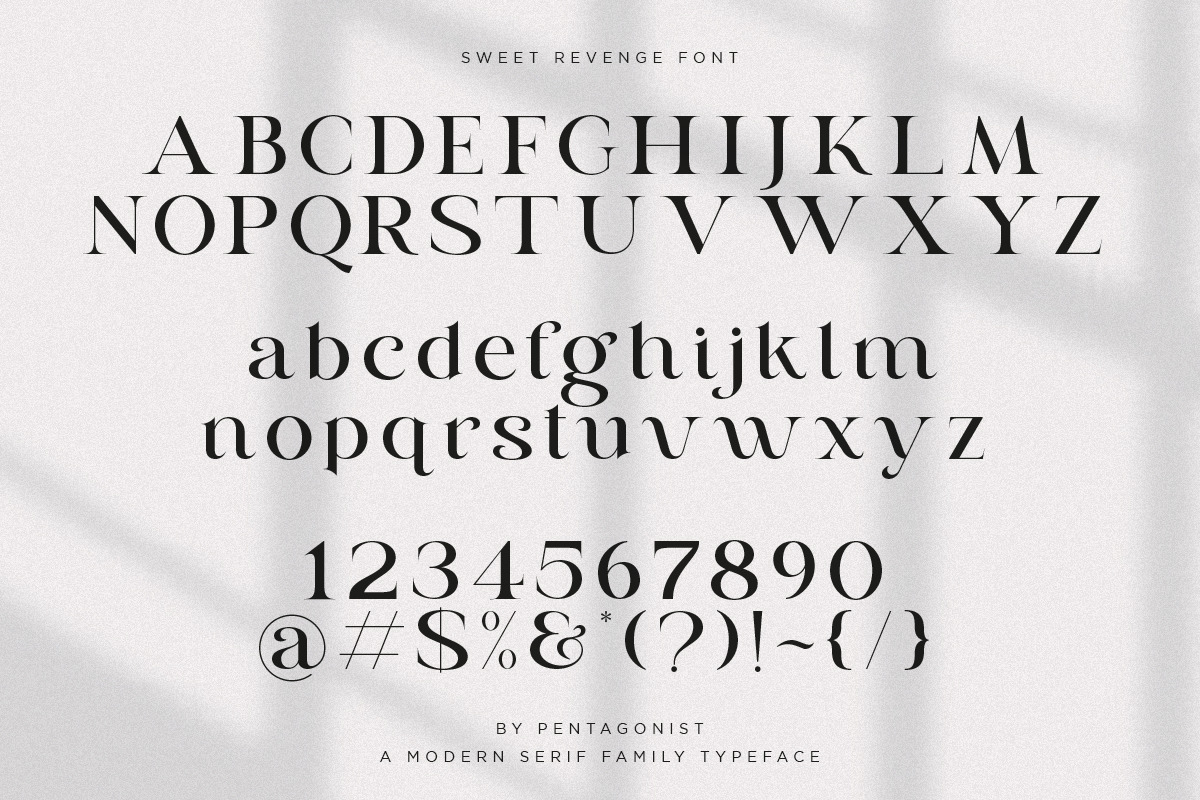 Sweet Revenge | 8 Family Font Sweet Revenge | 8 Family Font