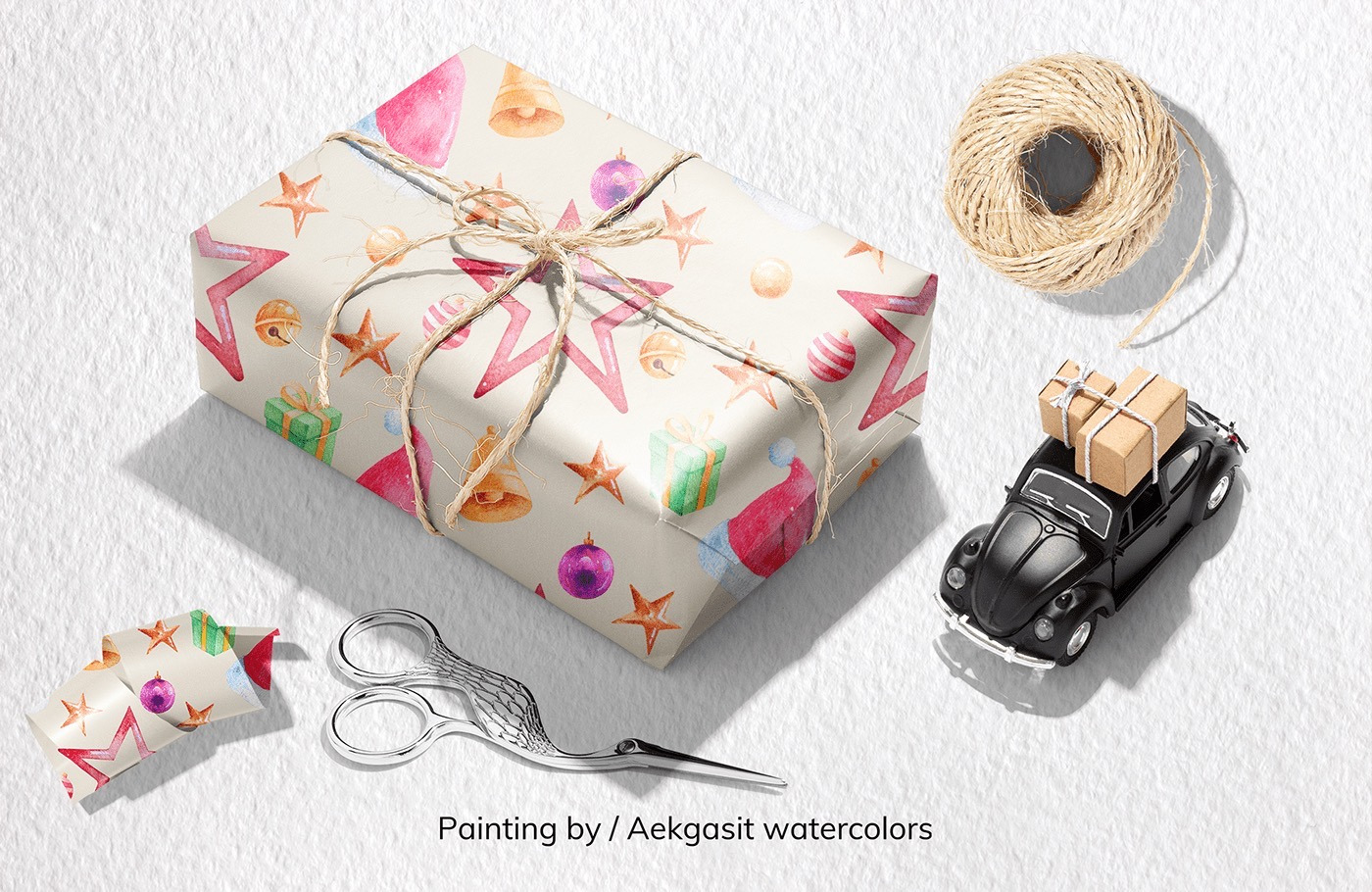 Seamless Pattern for Gift Wrapping Paper Seamless Pattern for Gift Wrapping Paper