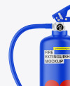 Matte Fire Extinguisher Mockup