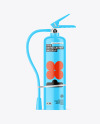 Glossy Fire Extinguisher Mockup