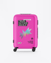 Matte Travel Suitcase Mockup