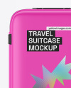 Matte Travel Suitcase Mockup