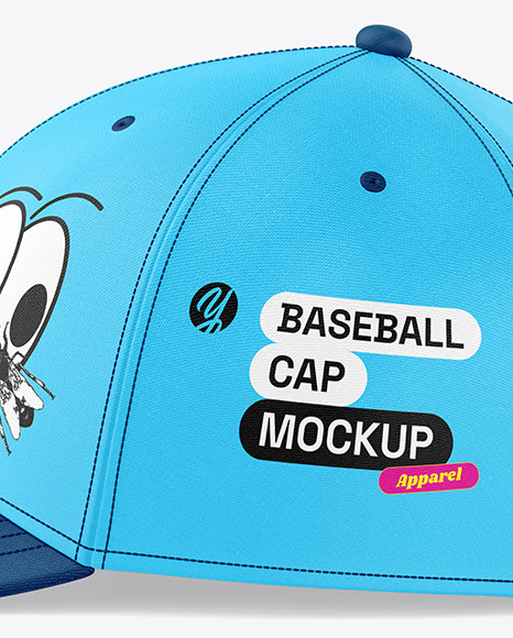 Baseball Cap Mockup - Side View