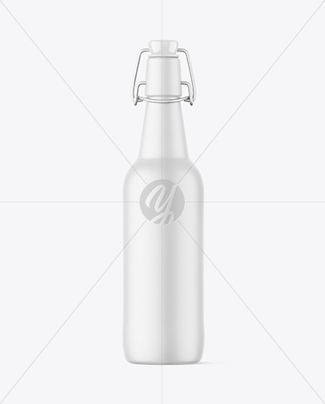 Ceramic Beer Bottle Mockup