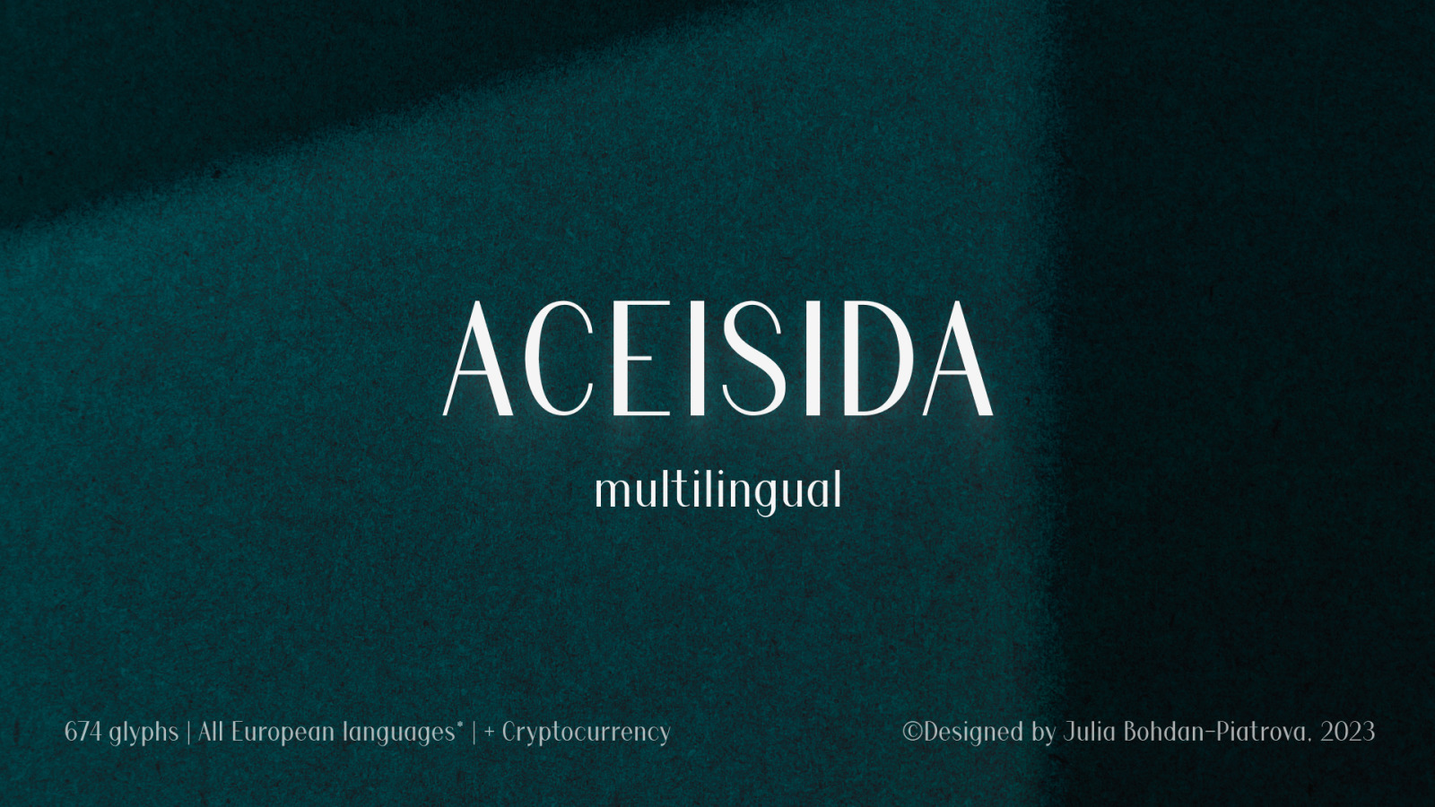 ACEISIDA | multilingual font | sans serif