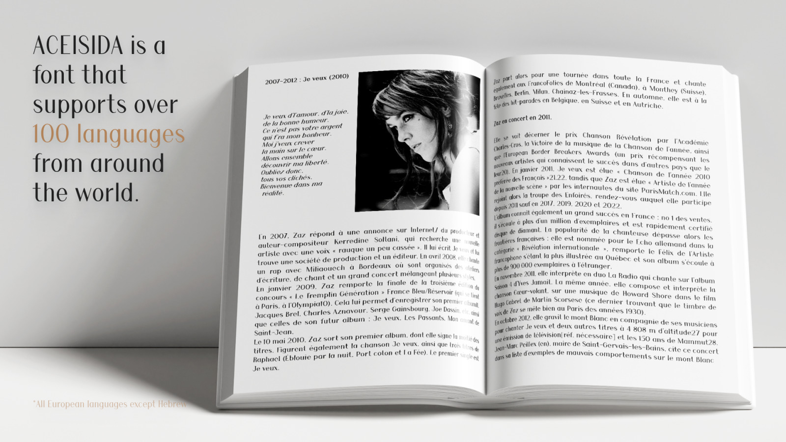 ACEISIDA | multilingual font | sans serif ACEISIDA | multilingual font | sans serif
