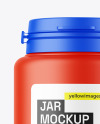 Matte Jar W/ Pills Mockup