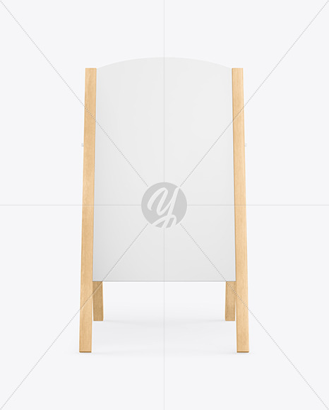 Wooden Stand Mockup