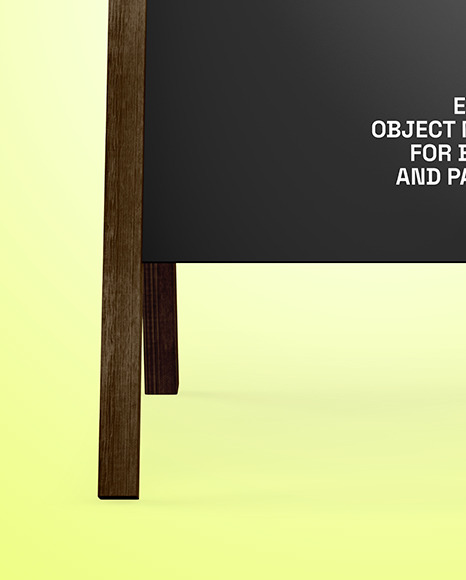 Wooden Stand Mockup