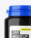 Glossy Jar W/ Pills Mockup