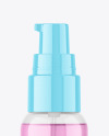 Clear Bottle w/ Pump Mockup