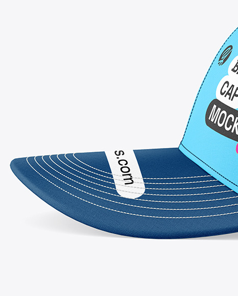 Baseball Cap Mockup - Side View