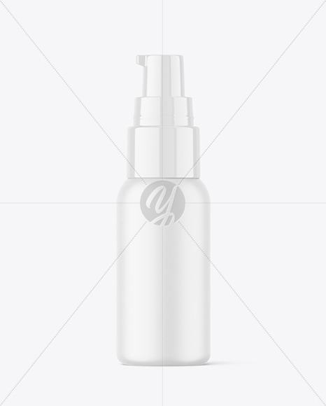 Matte Bottle w/ Pump Mockup