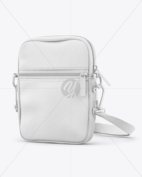 Festival Bag with Zipper Mockup - Half Side View