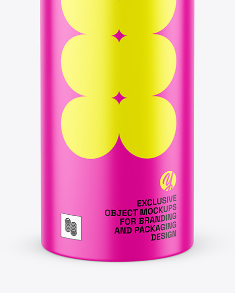 Matte Tin Can Mockup