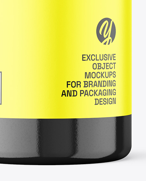 Glossy Bottle Mockup