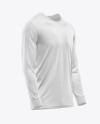 Men’s Long Sleeve T-Shirt Mockup