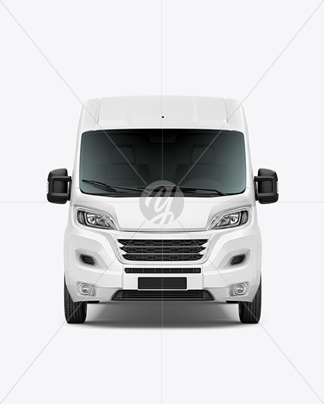 Electric Panel Van - Front View