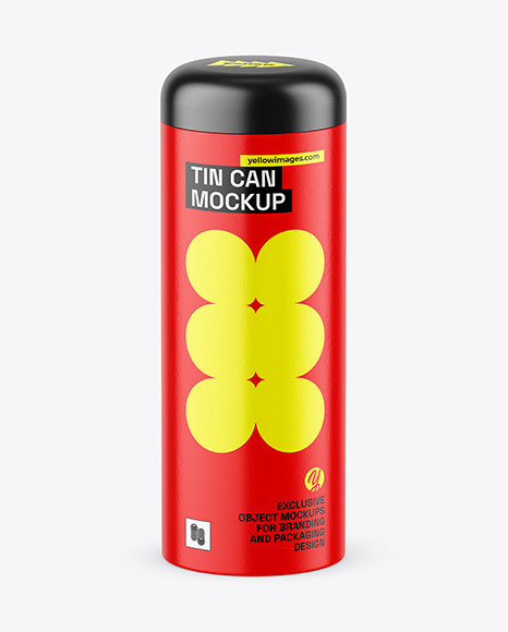 Ceramic Tin Can Mockup