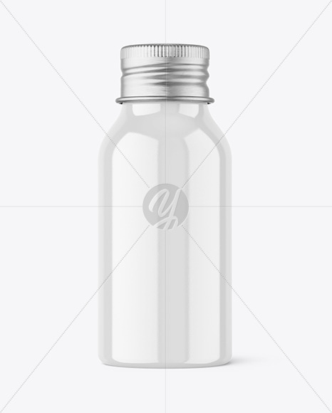 Glossy Bottle Mockup