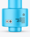 Matte Dumbbell Bottle Mockup