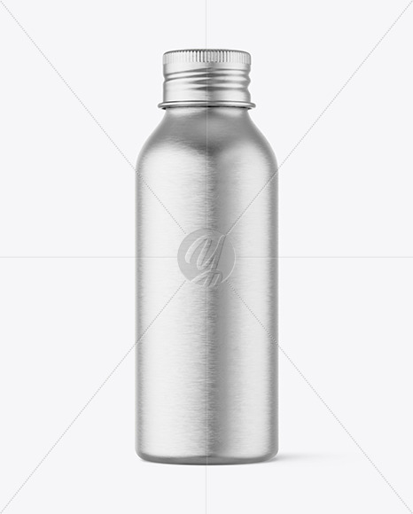 Metallic Bottle Mockup