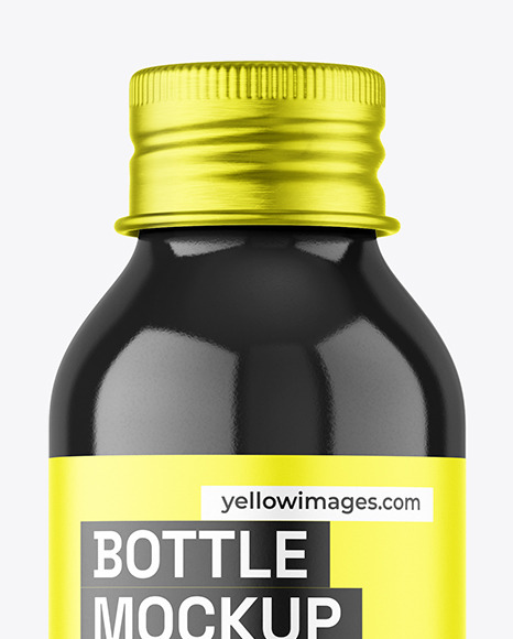 Glossy Bottle Mockup