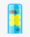 Glossy Tin Can Mockup