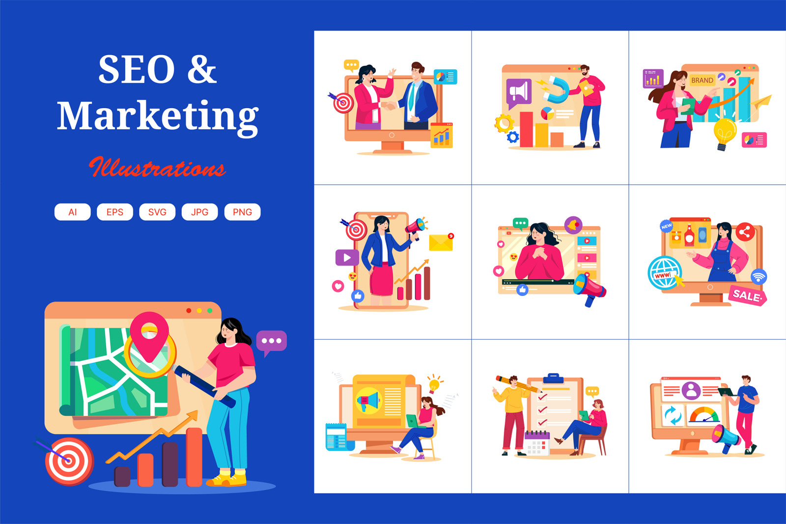 M715_SEO & Marketing Illustration_Part 0 M715_SEO & Marketing Illustration_Part 0