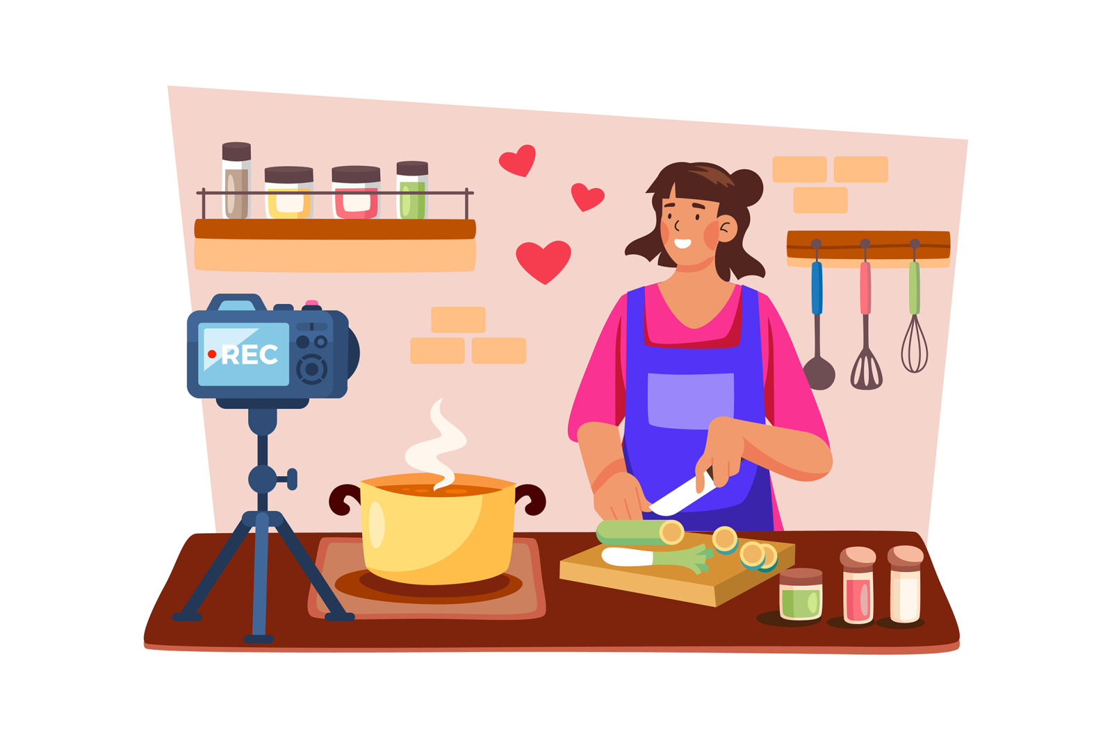 M714_Video Creator Illustration_Part 02 M714_Video Creator Illustration_Part 02