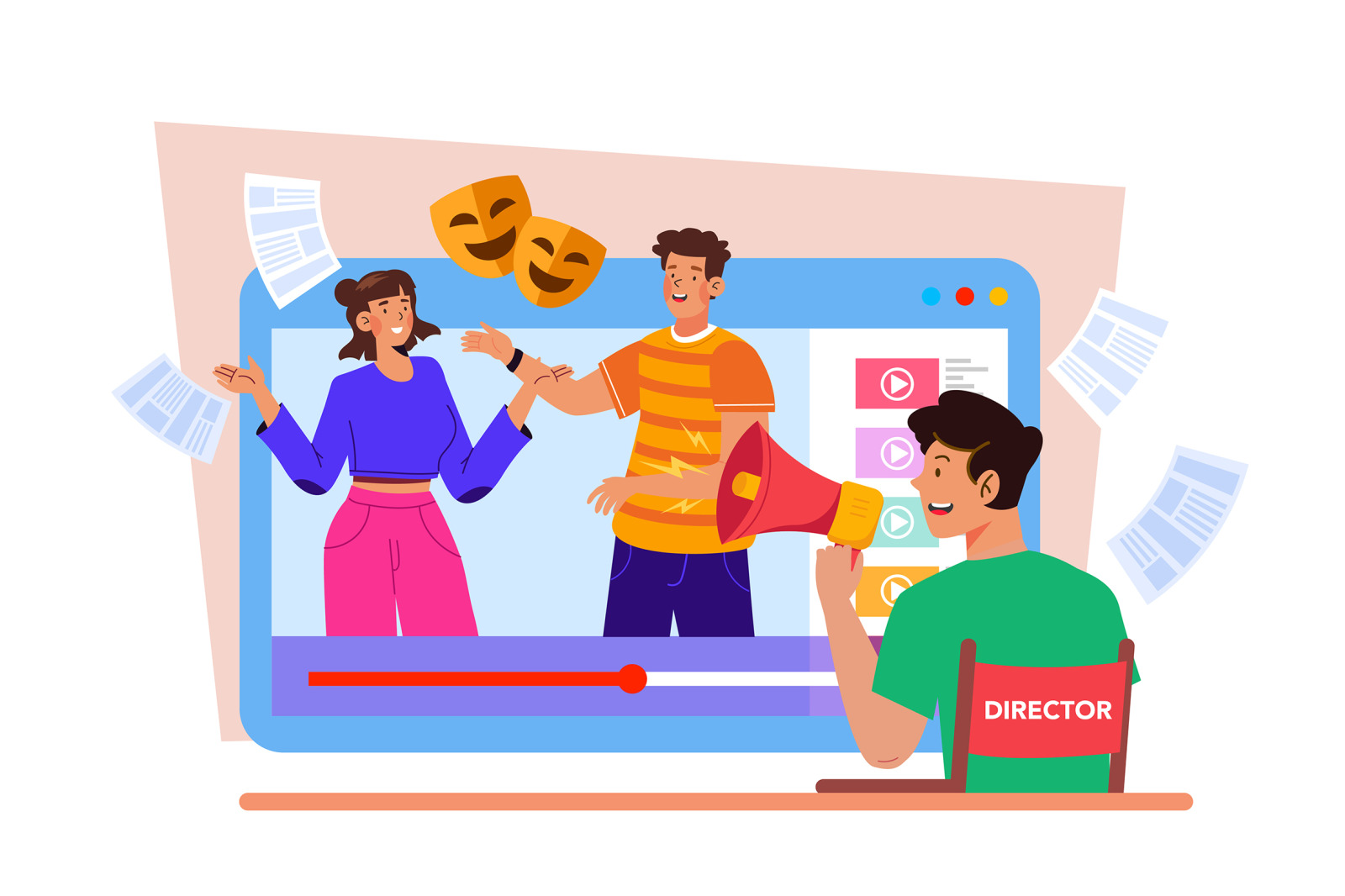 M714_Video Creator Illustration_Part 02 M714_Video Creator Illustration_Part 02