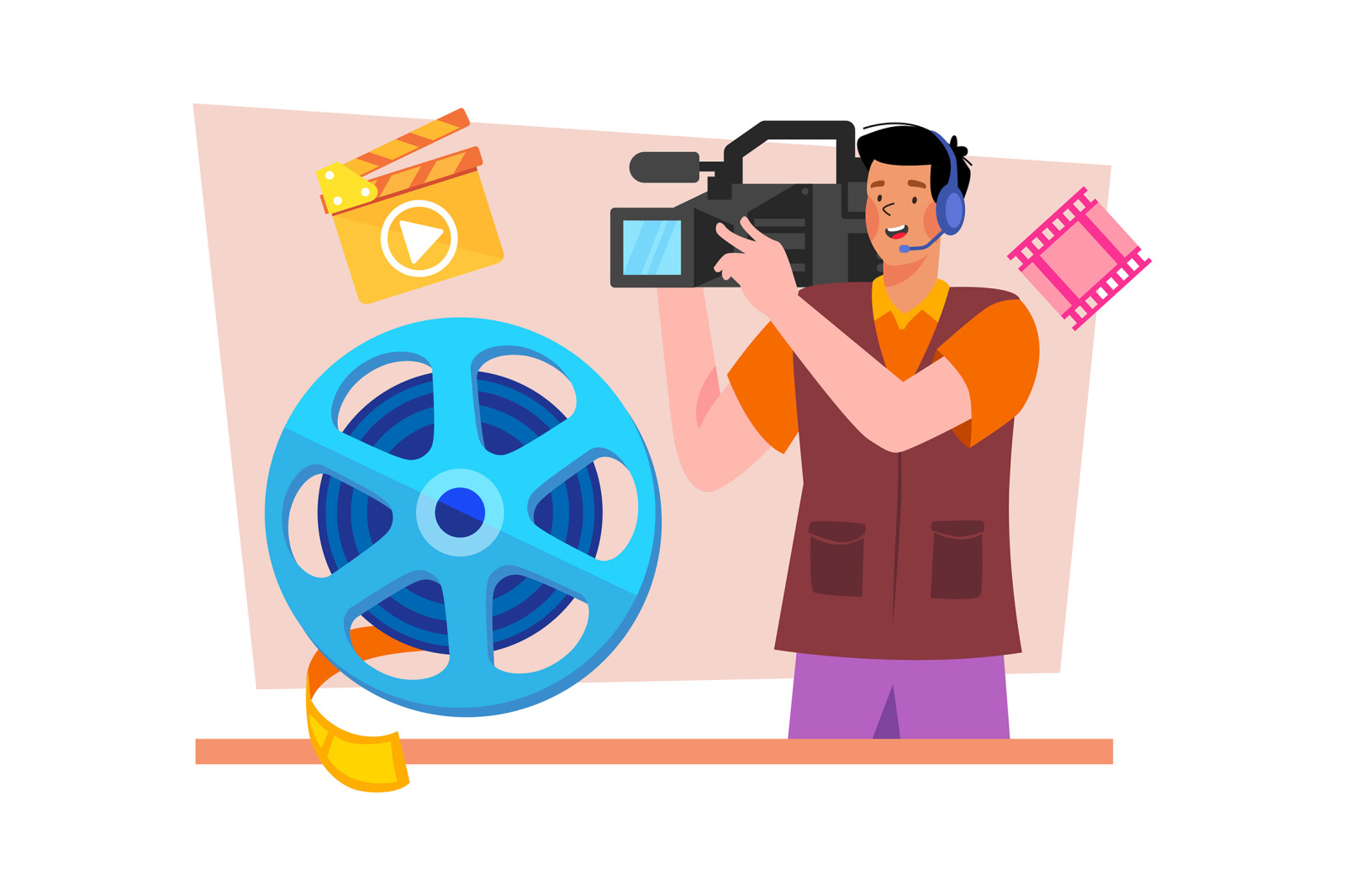 M714_Video Creator Illustration_Part 01 M714_Video Creator Illustration_Part 01