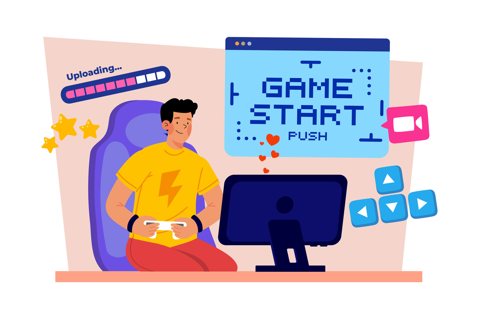 M714_Video Creator Illustration_Part 01 M714_Video Creator Illustration_Part 01