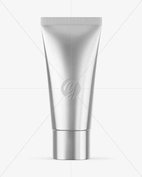 Metallic Cosmetic Tube Mockup