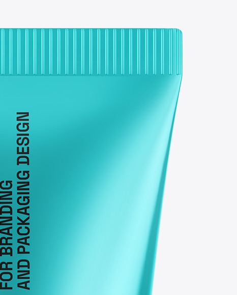 Metallic Cosmetic Tube Mockup