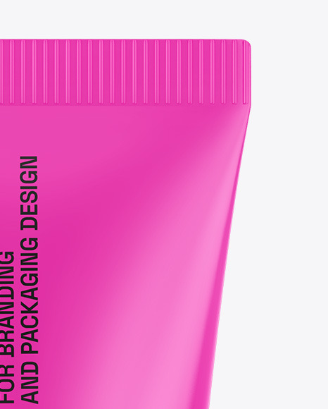 Glossy Cosmetic Tube Mockup