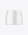 Matte Cosmetic Jar Mockup