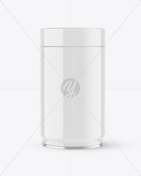 Glossy Coffe Can Mockup