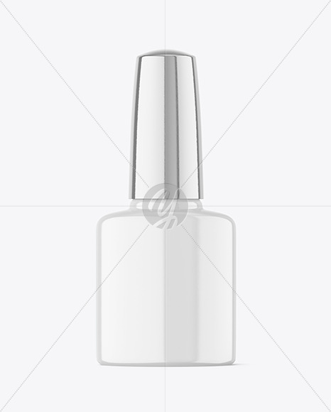 Glossy Nail Polish Bottle Mockup