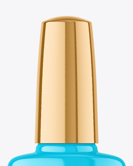 Glossy Nail Polish Bottle Mockup Glossy Nail Polish Bottle Mockup