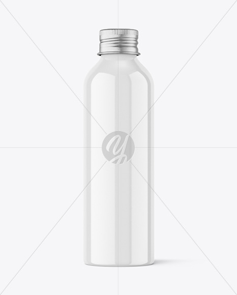 Glossy Bottle Mockup